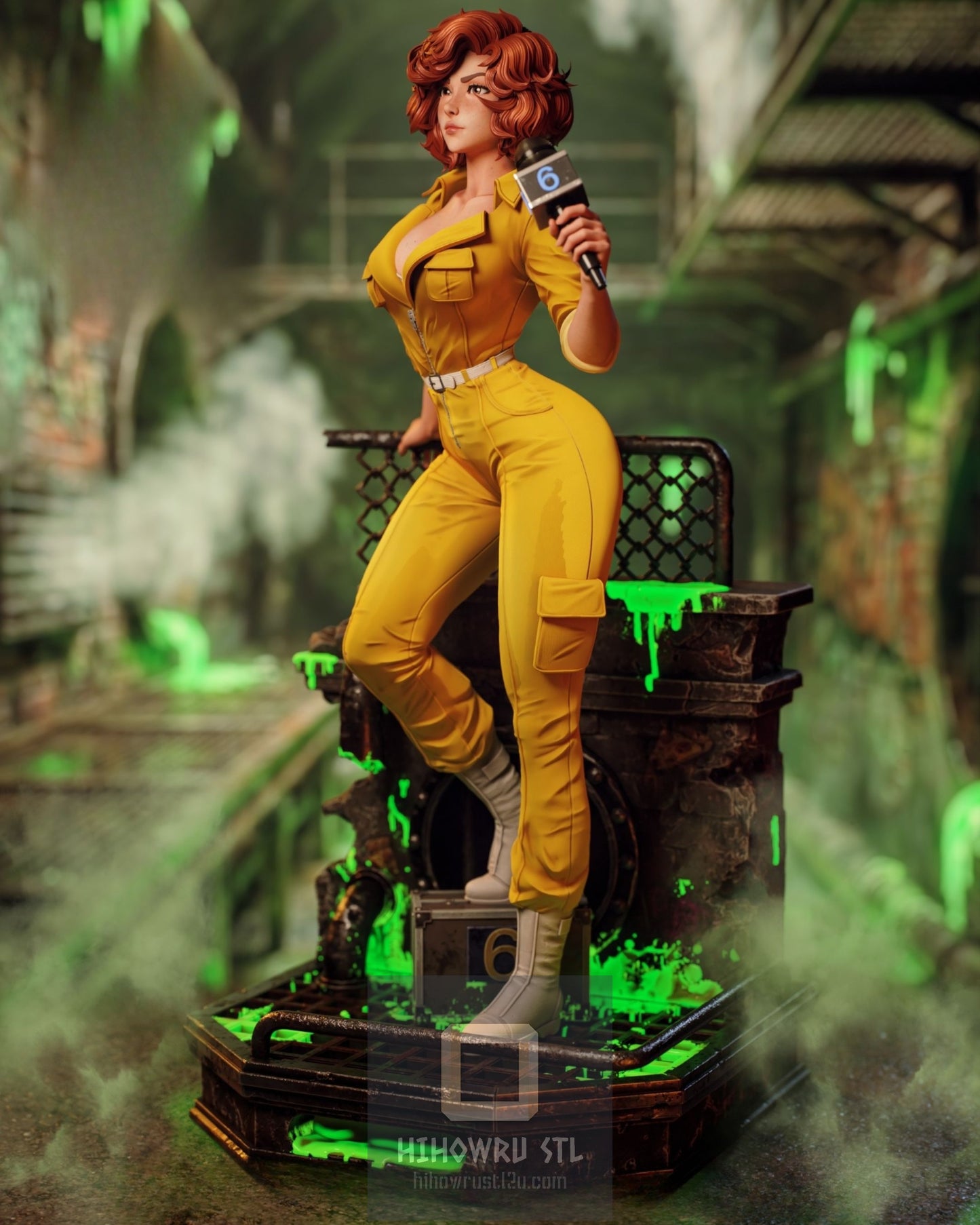4782 April O'Neil NSFW - TMNT - STL 3D Print Files