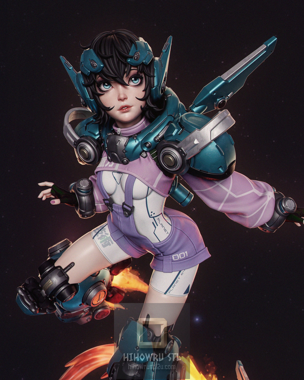 5167 Nillai Mechagirl - STL 3D Print Files