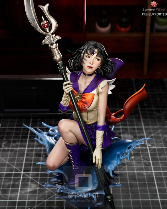 4321 Sailor Saturn - Sailor Moon - STL 3D Print Files