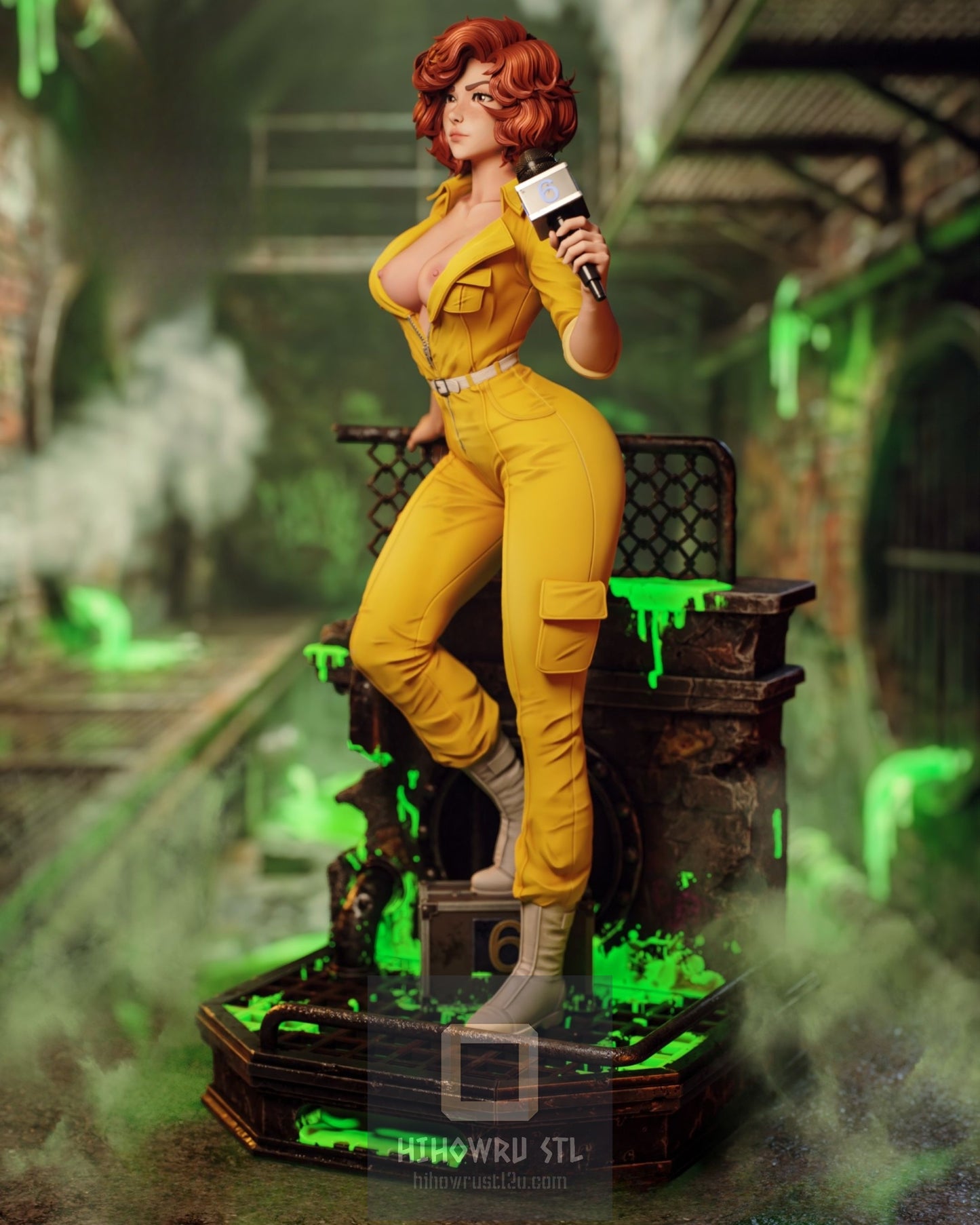 4782 April O'Neil NSFW - TMNT - STL 3D Print Files