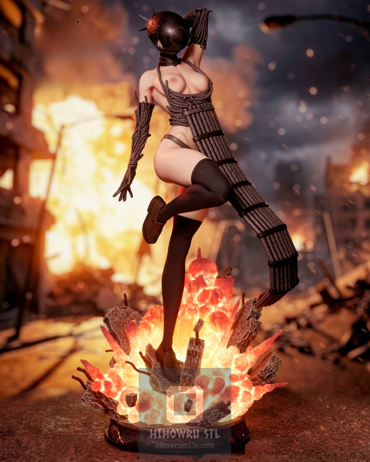 4893 Reze NSFW - Chainsaw Man - STL 3D Print Files
