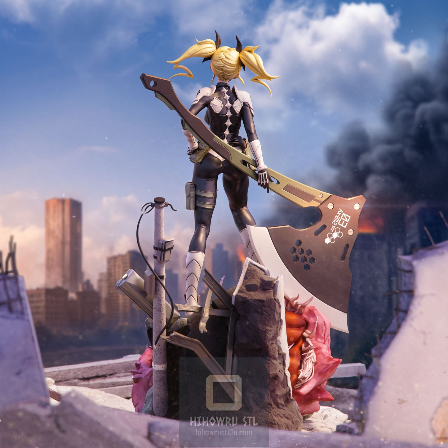 4417 Kikoru Shinomiya - Kaiju No. 8 - STL 3D Print Files