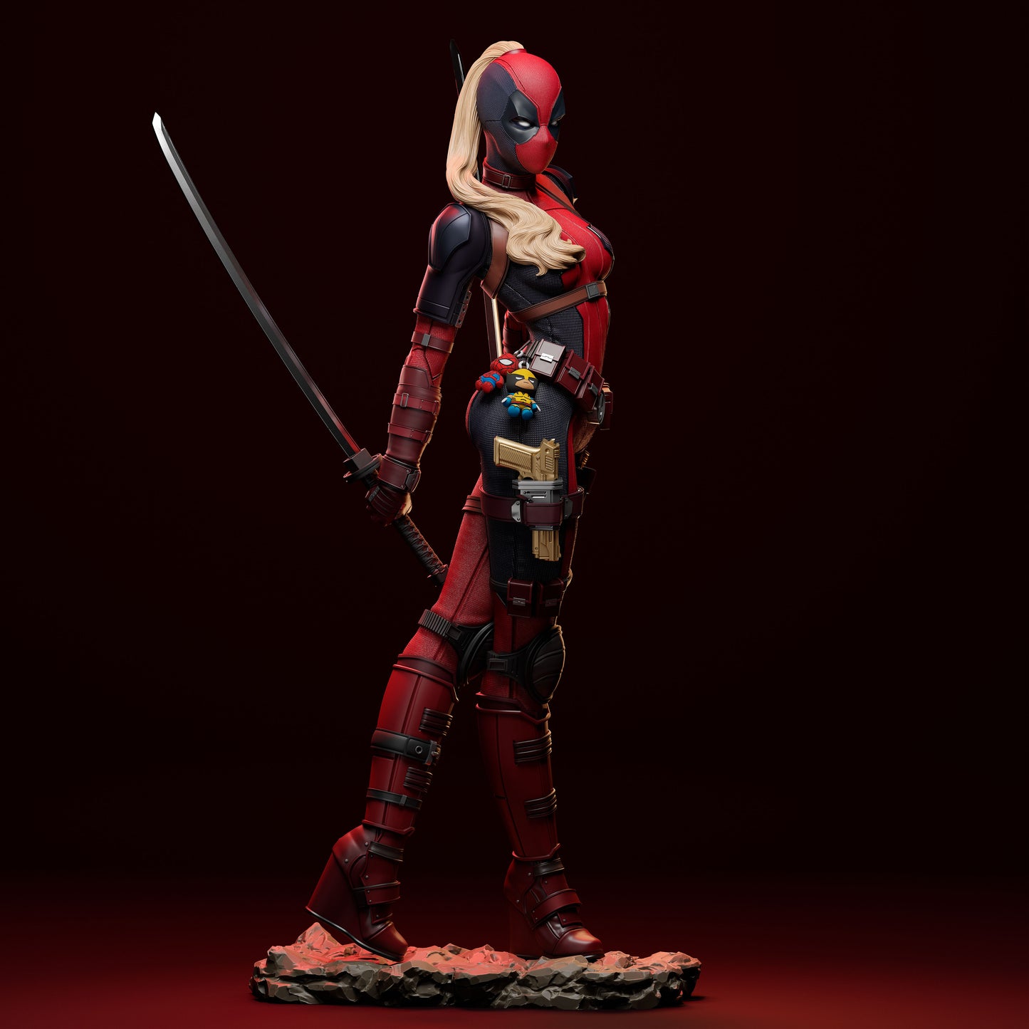 2836 Lady Deadpool - Deadpool - STL 3D Print Files