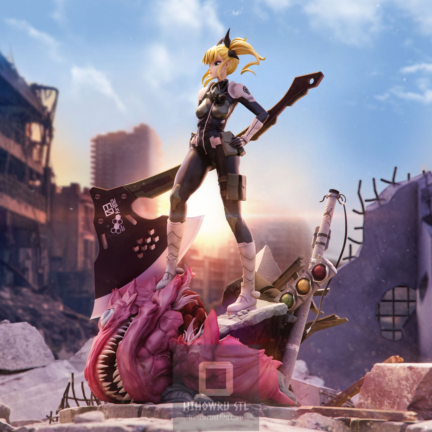 4417 Kikoru Shinomiya - Kaiju No. 8 - STL 3D Print Files