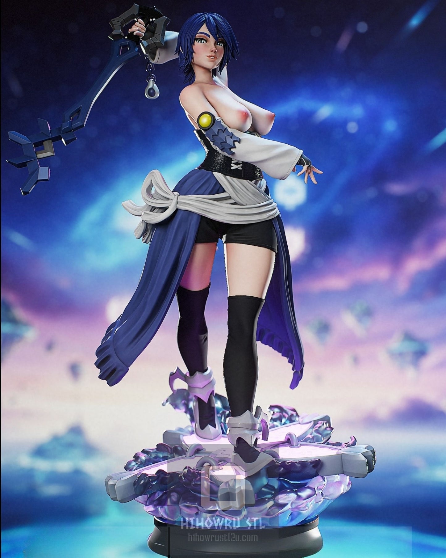 4888 Aqua NSFW - Kingdom Hearts - STL 3D Print Files