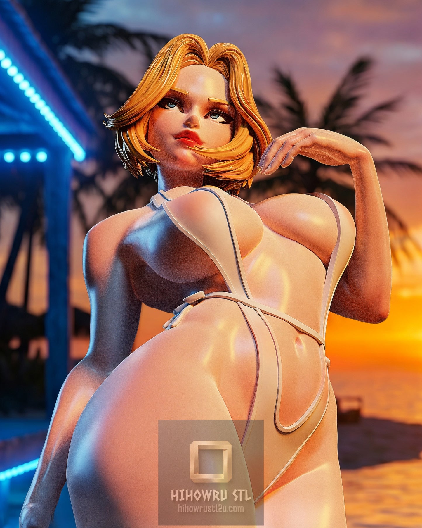 5295 Power Girl NSFW - DC Comics - STL 3D Print Files