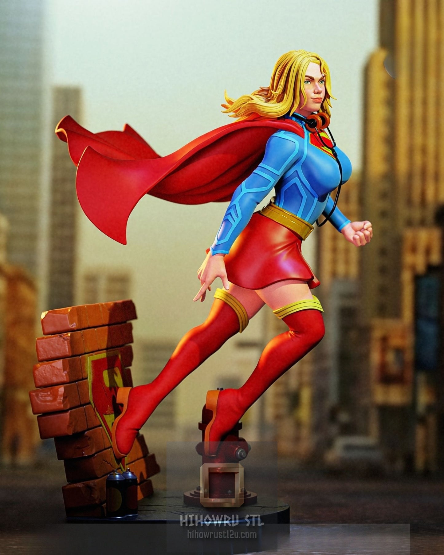 5391 Supergirl NSFW - DC Comics - STL 3D Print Files