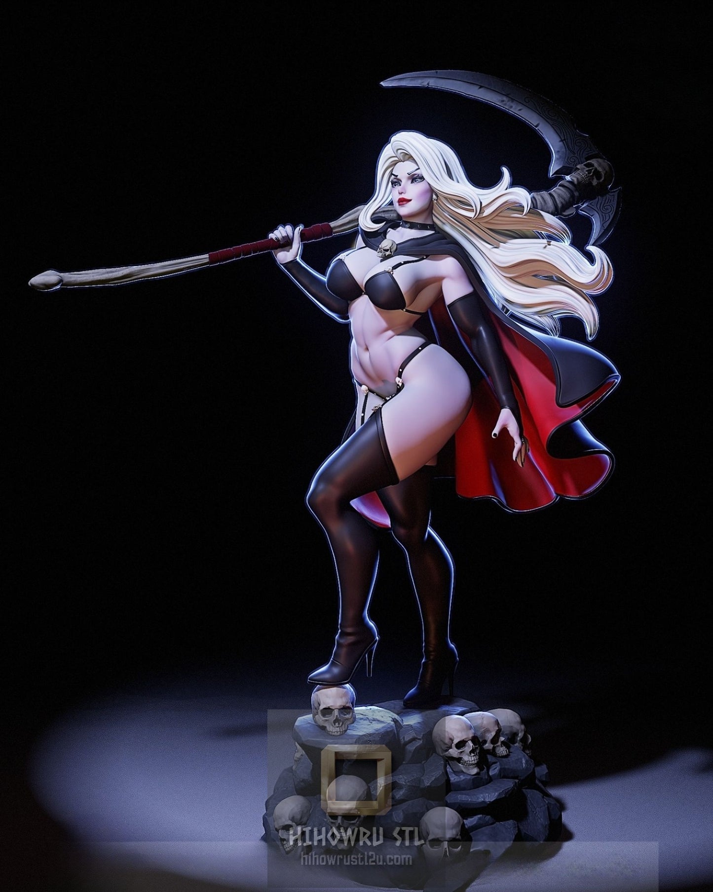 5394 Lady Death NSFW - STL 3D Print Files