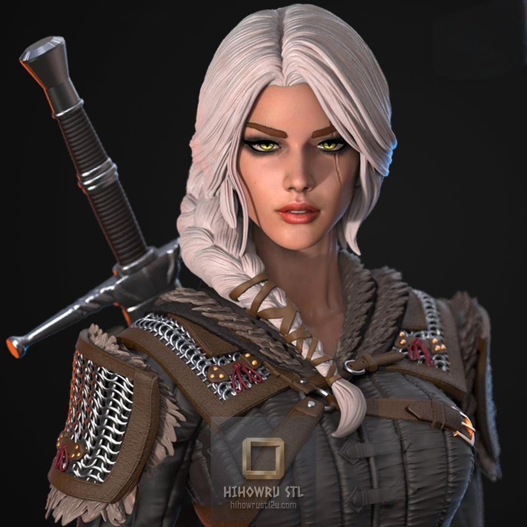 5603 Ciri - The Witcher 4 - STL 3D Print Files