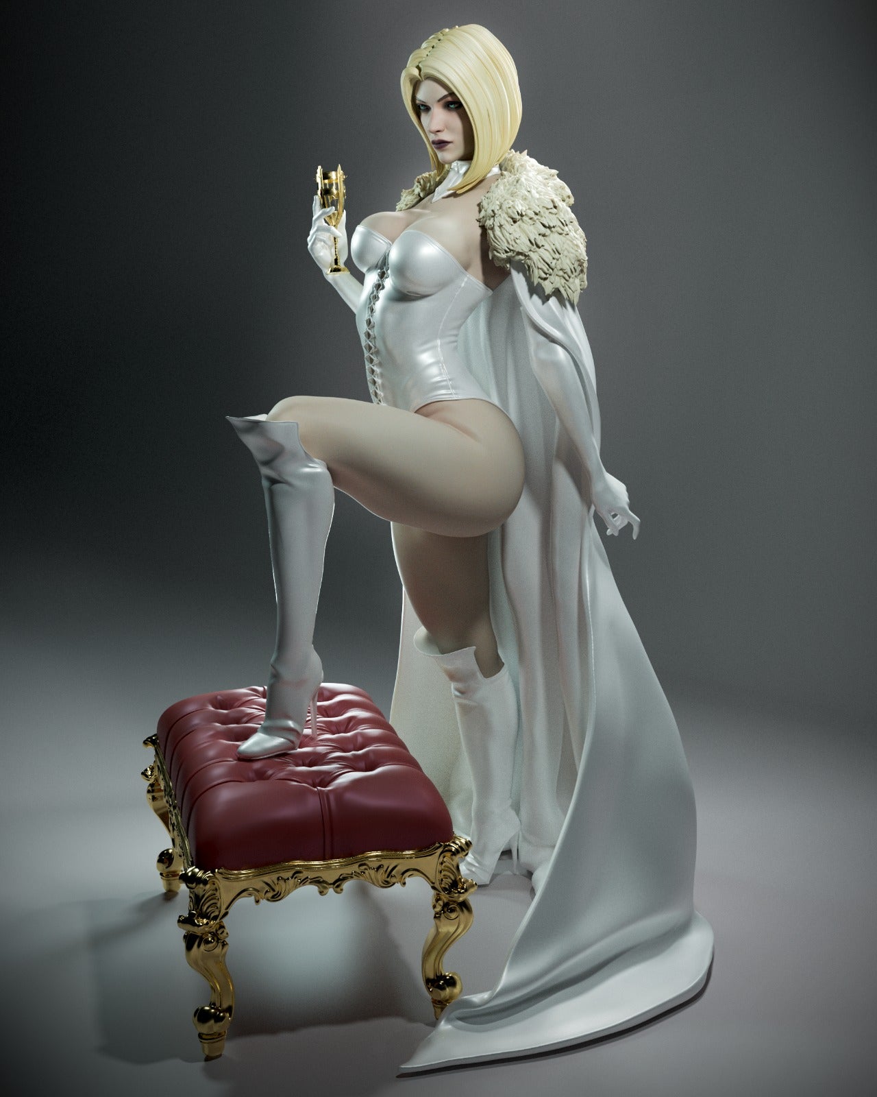 2424 Emma Frost - X-men - STL - 3d Print Files