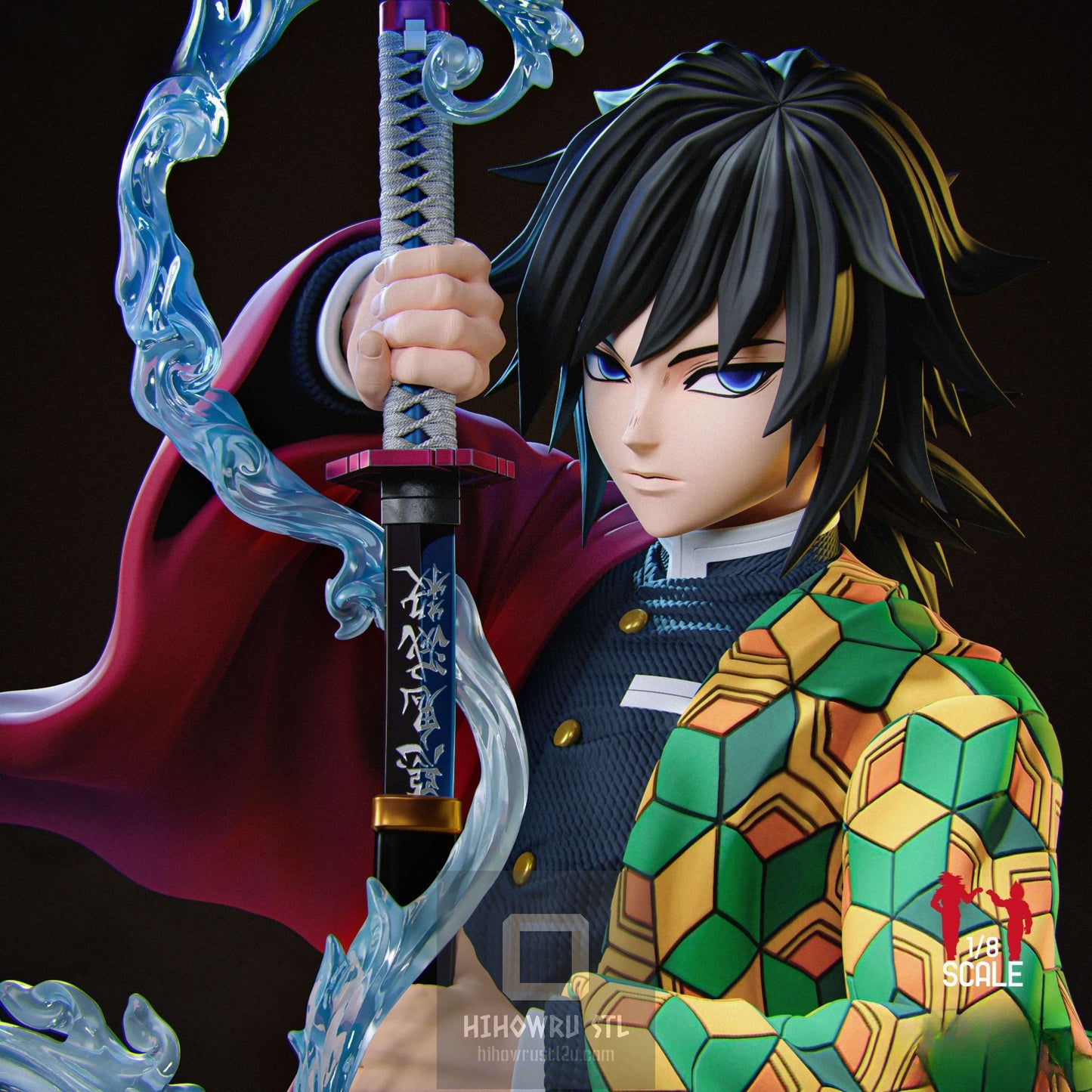 4591 Giyu Tomioka - Kimetsu no Yaiba - STL 3D Print Files