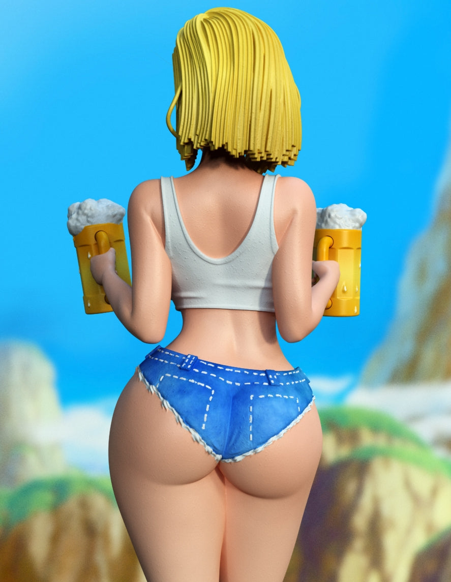 2450 Android 18 NSFW - Dragon Ball - STL 3D Print Files