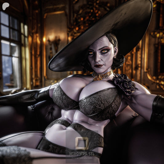 5373 Lady Dimitrescu NSFW - Resident Evil - STL 3D Print Files