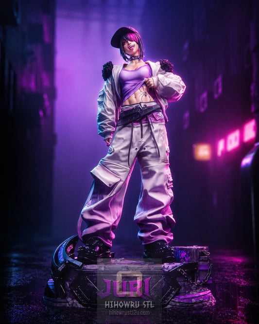 5589 Juri Han - Street Fighter - STL 3D Print Files