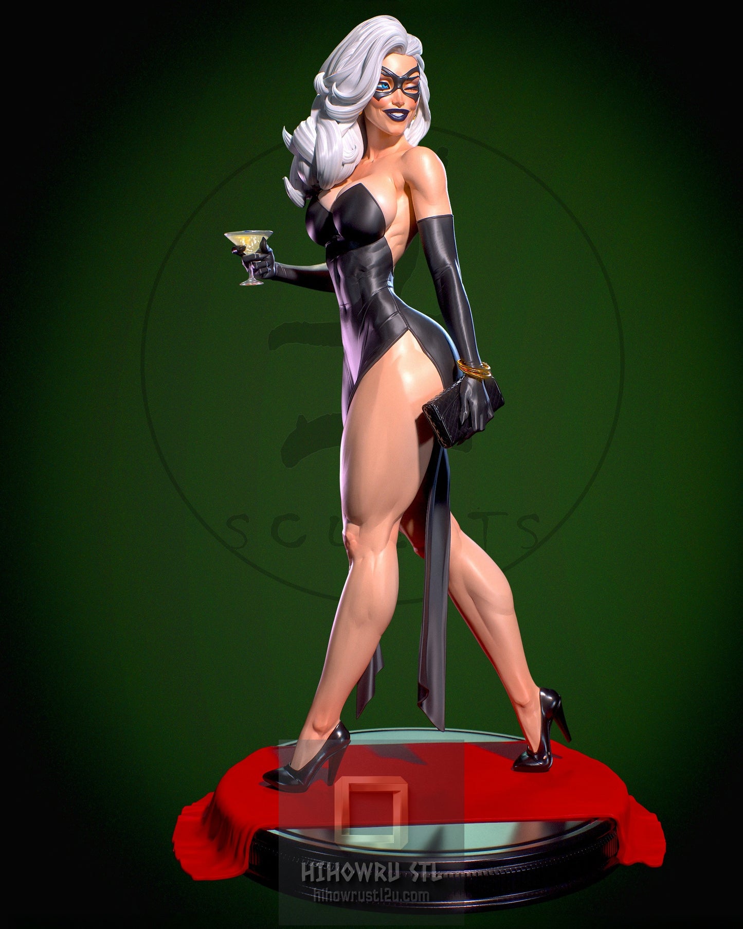 4984 Black Cat NSFW - Marvel Comics  - STL 3D Print Files