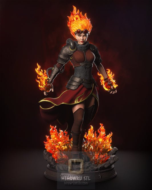 5258 Chandra Nalaar - MTG - STL 3D Print Files