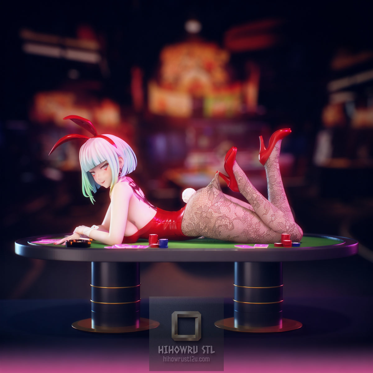 5557 Rebecca AND Lucy - Cyberpunk Edgerunners - STL 3D Print Files