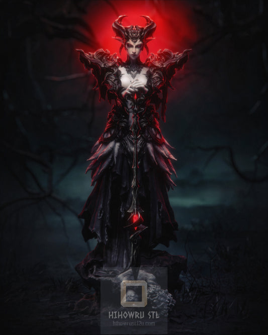 4844 Queen Ashenvale - World of Warcraft - STL 3D Print Files