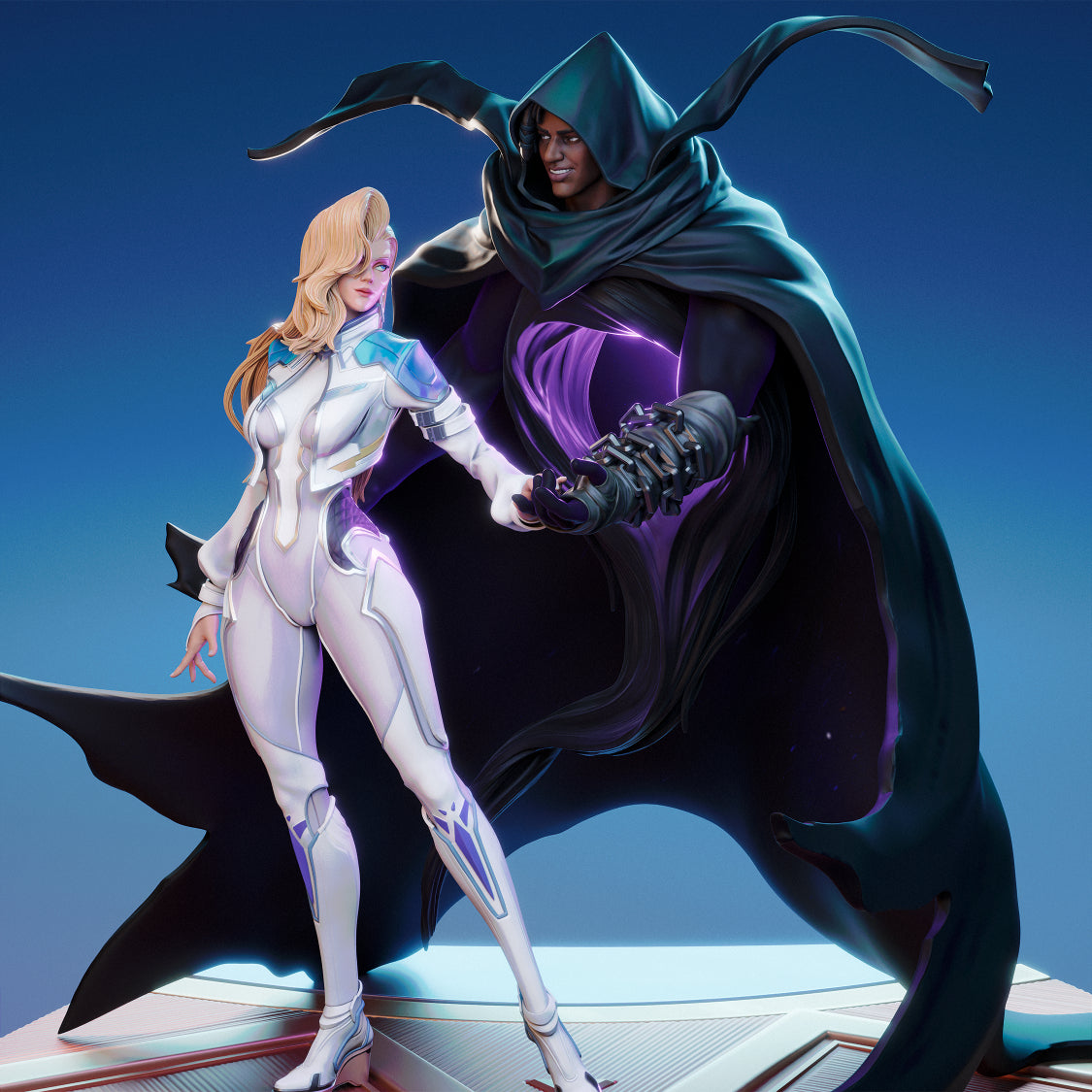 3731 Cloack and Dagger - Marvel Comics - STL 3D Print Files