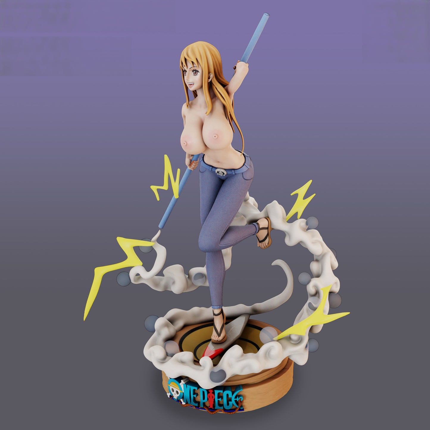 1696 Nami NSFW - One Piece - STL 3D Print Files