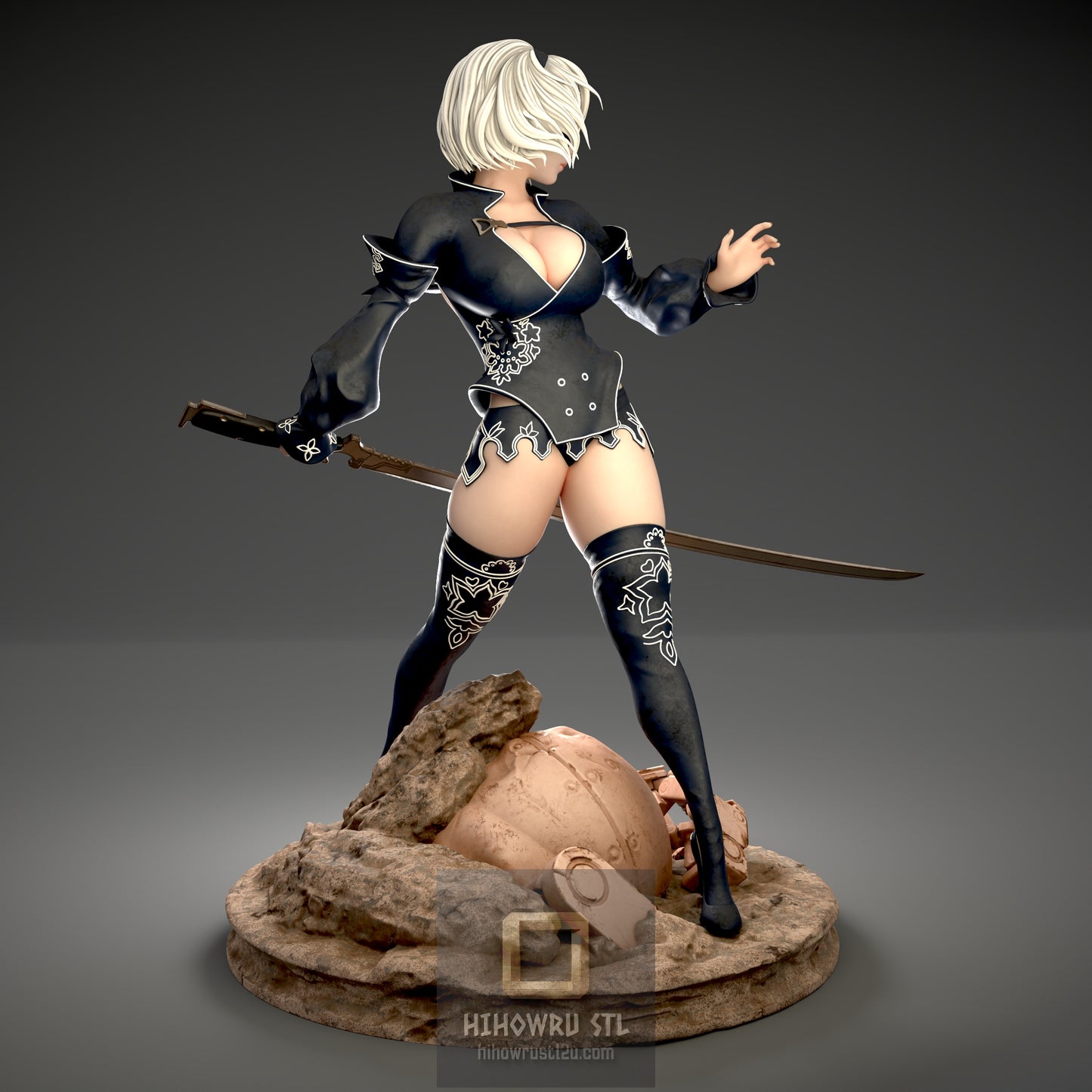 5290 2B - NIER AUTOMATA - STL 3D Print Files