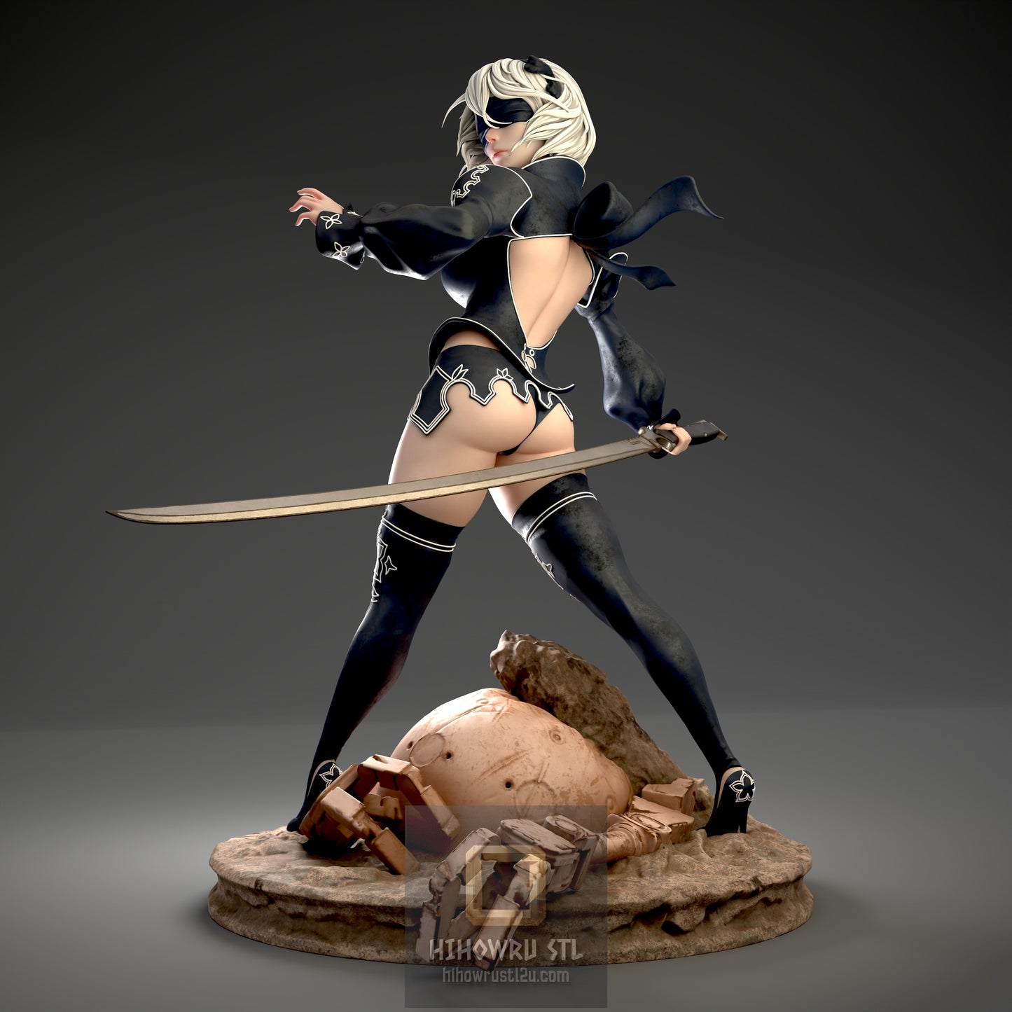 5290 2B - NIER AUTOMATA - STL 3D Print Files