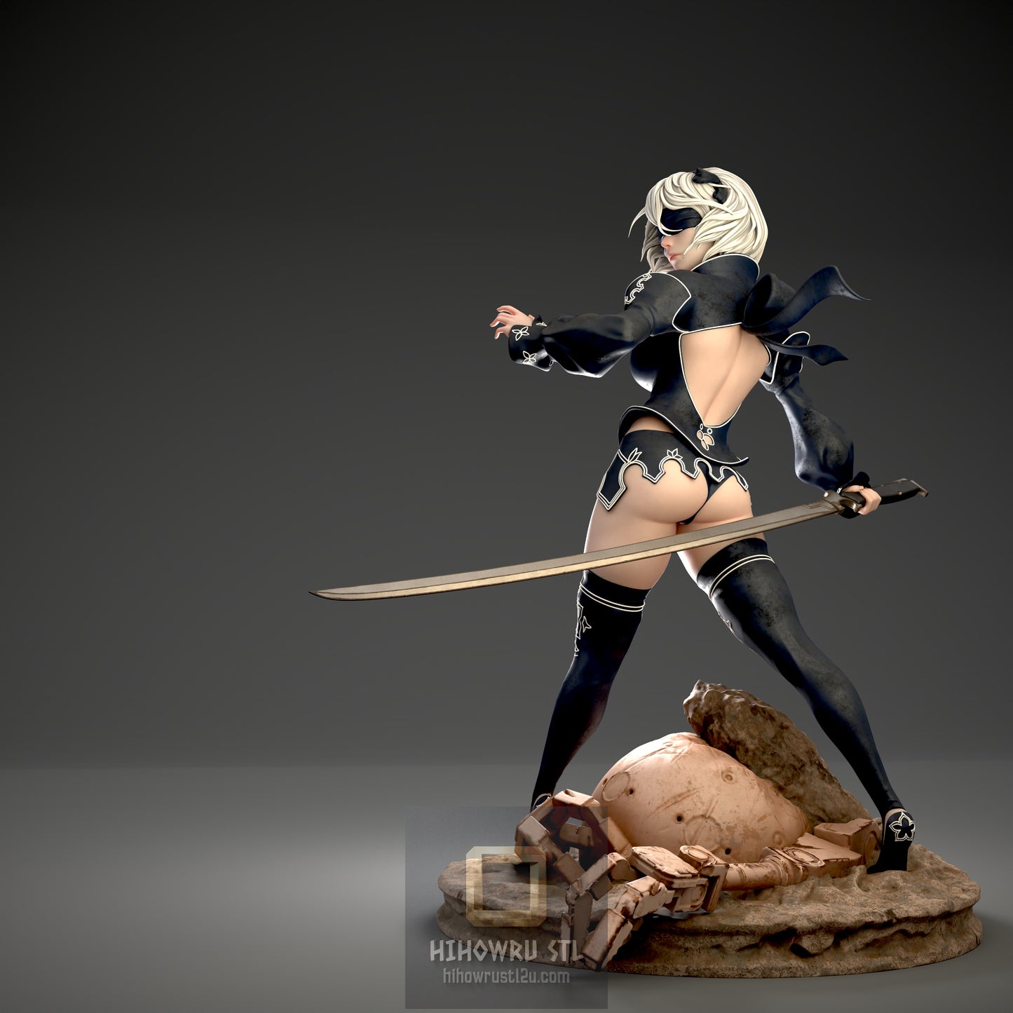 5290 2B - NIER AUTOMATA - STL 3D Print Files