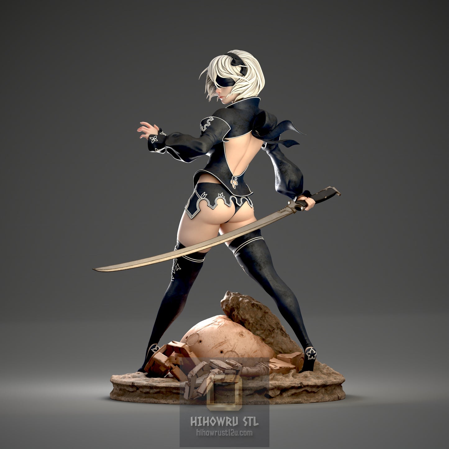 5290 2B - NIER AUTOMATA - STL 3D Print Files