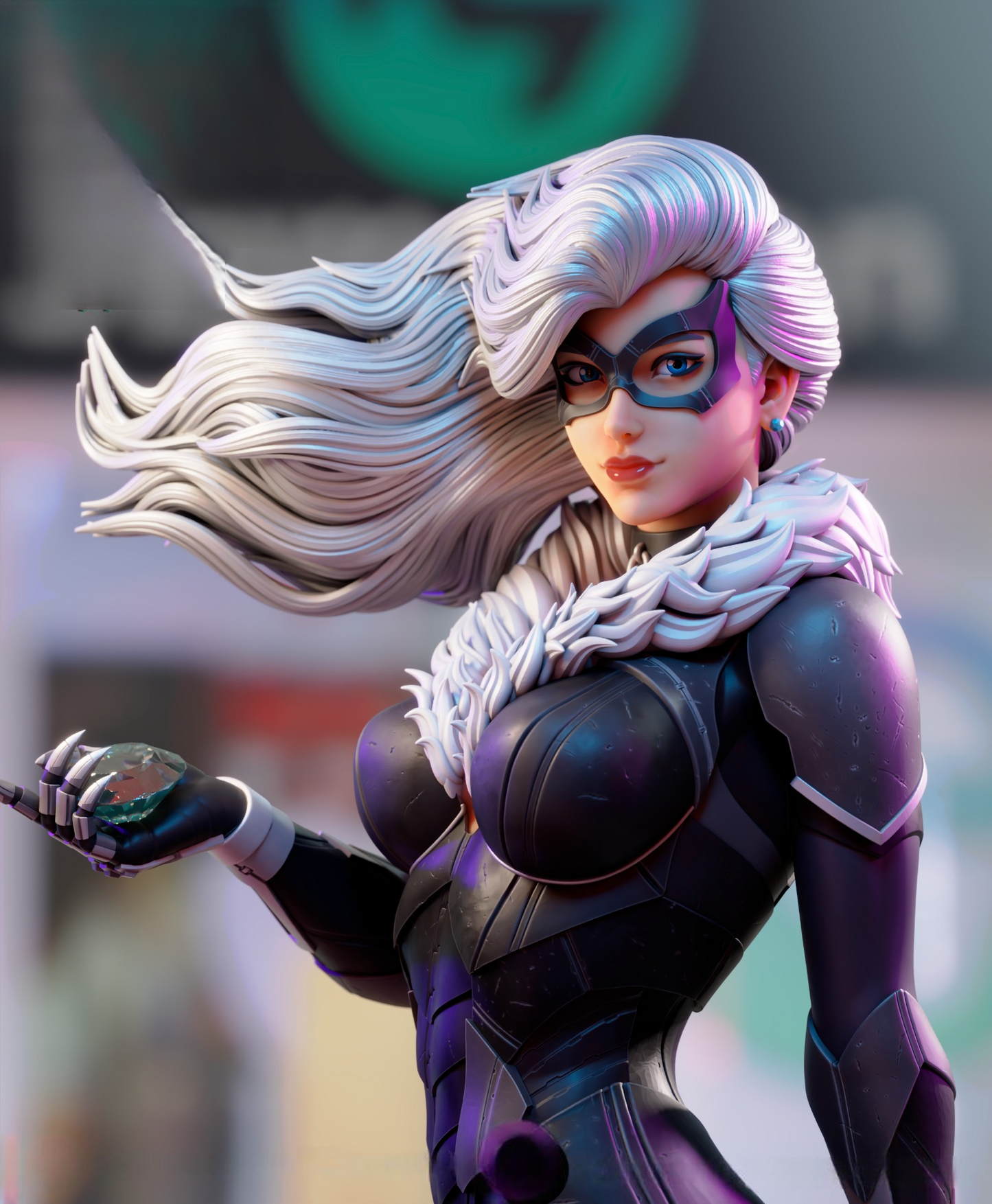 1893 Black Cat NSFW - Marvel Comics - STL 3D Print Files