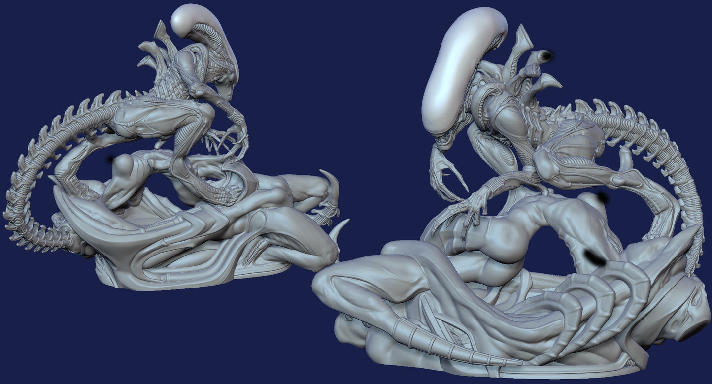 3991 Alien Xenomorph - STL 3D Print Files
