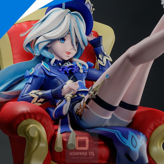 4856 Furina de Fontaine - Genshin Impact - STL 3D Print Files