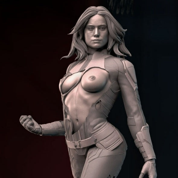 Captain Marvel NSFW - Brie Larson - STL 3D Print Files