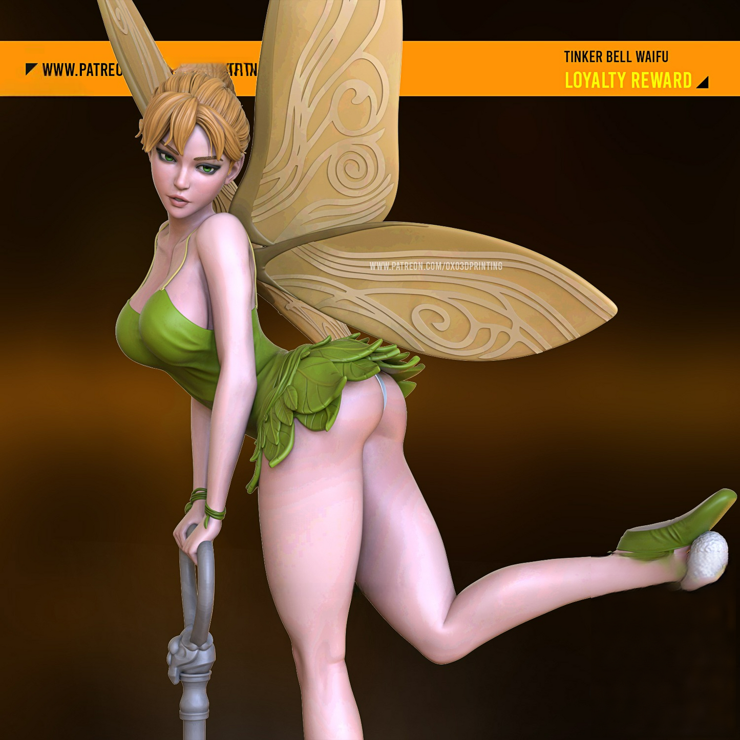 1908 Tinker Bell NSFW - Peter Pan - STL 3D Print Files