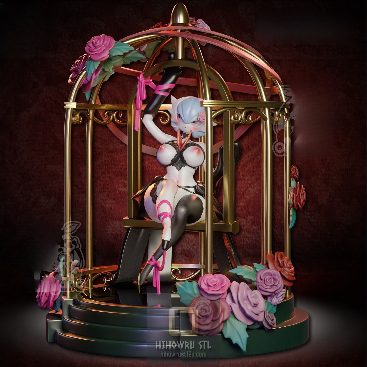 5366 Mega Gardevoir NSFW - POKEMON - STL 3D Print Files