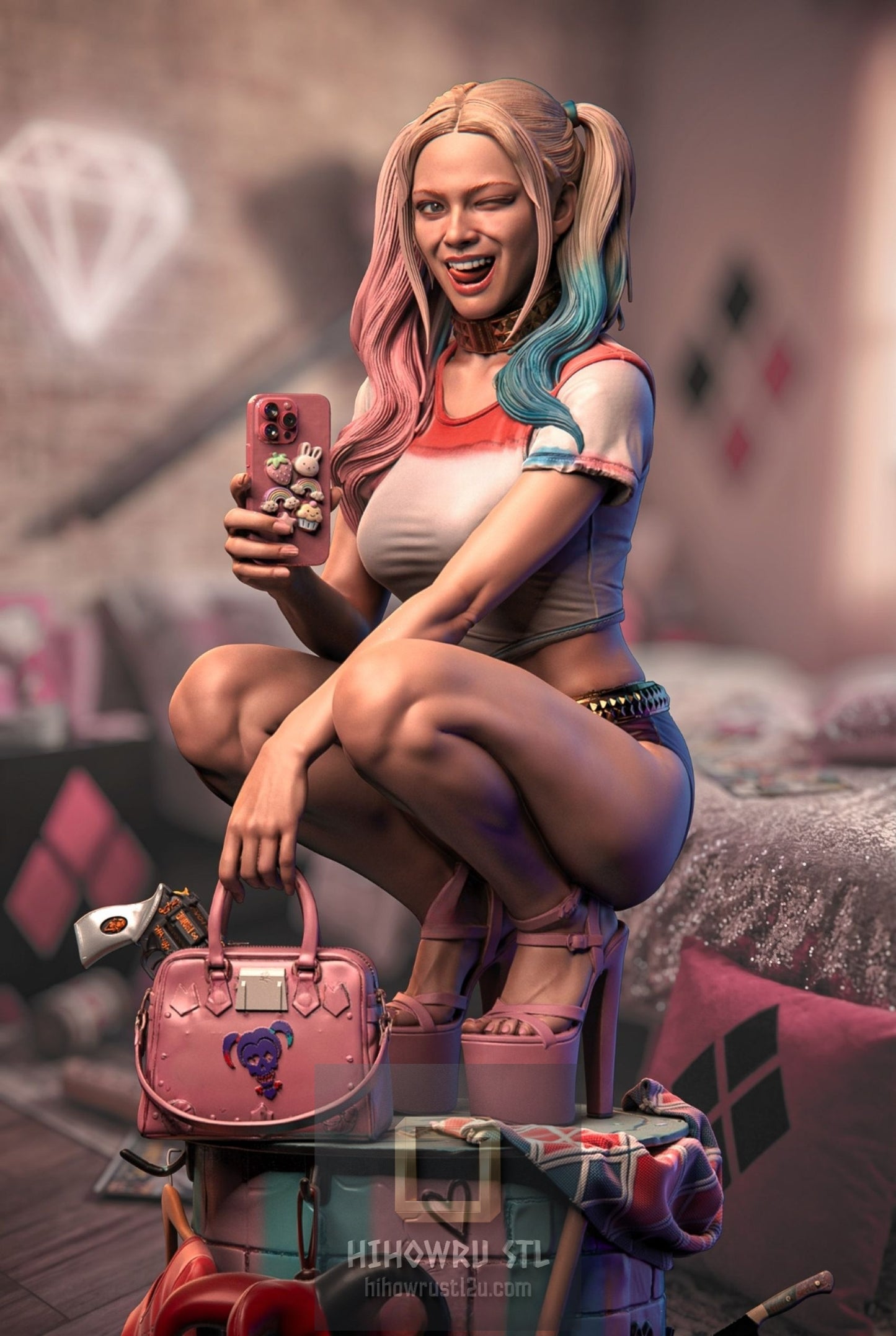 5135 Harley Quinn - DC Comics - STL 3D Print Files