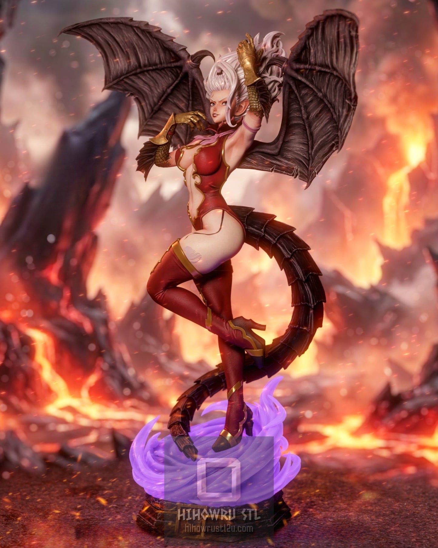 5158 Mirajane Satan Soul NSFW - Fairy Tail - STL 3D Print Files