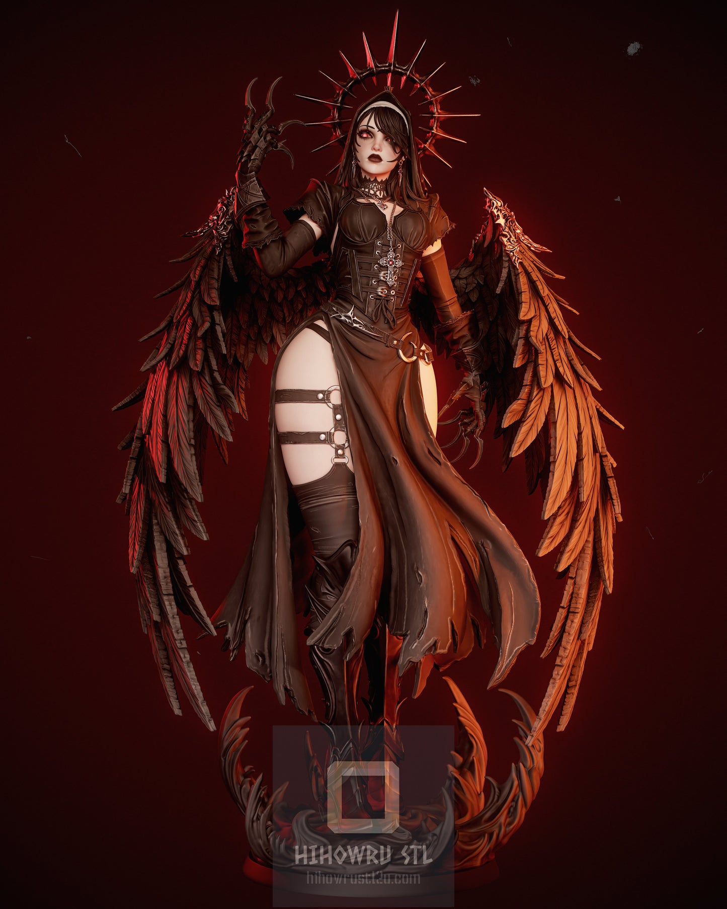 4625 Corrupted Nun - STL 3D Print Files