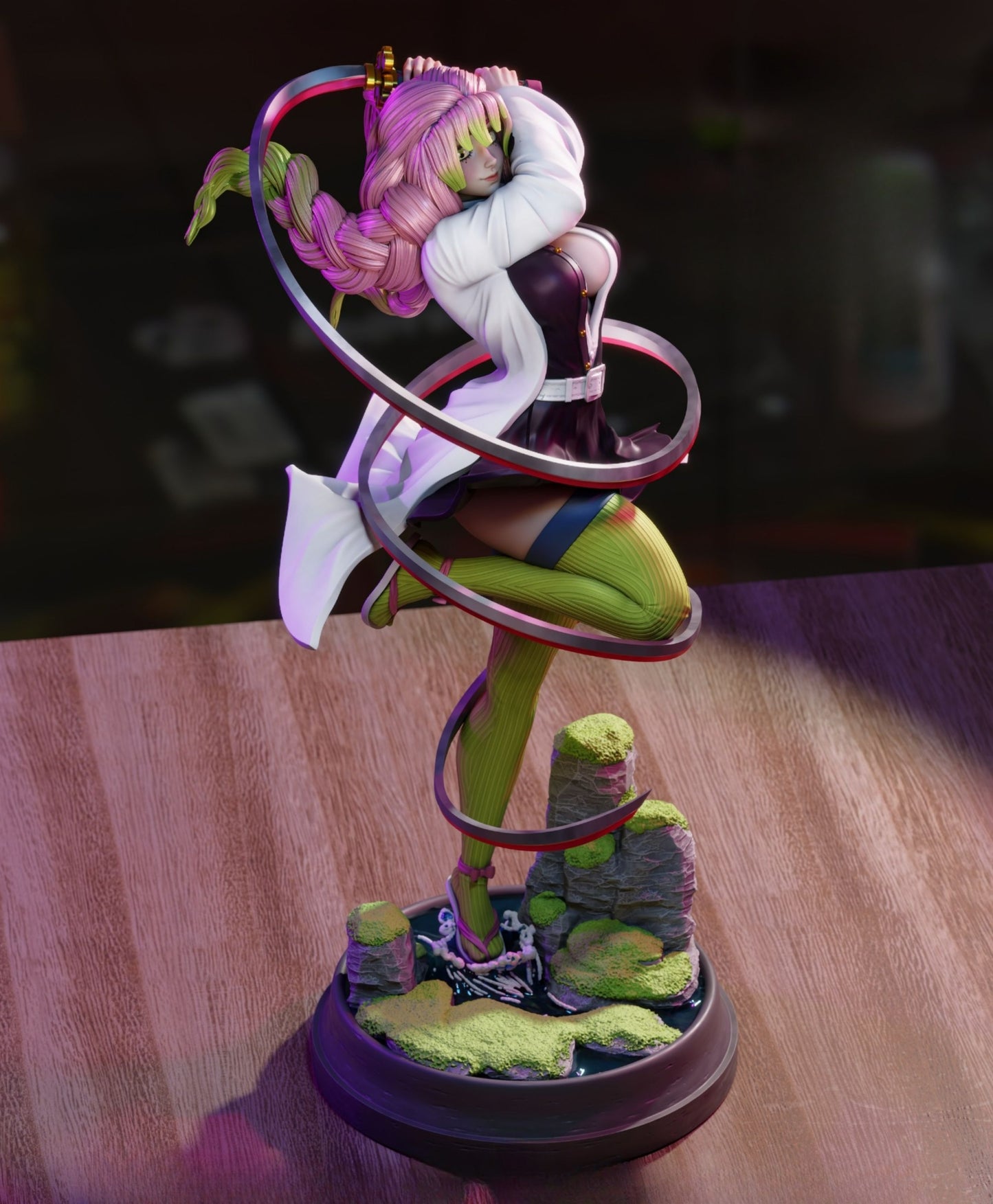 3729 Mitsuri Kanroji NSFW - Demon Slayer - STL 3D Print Files