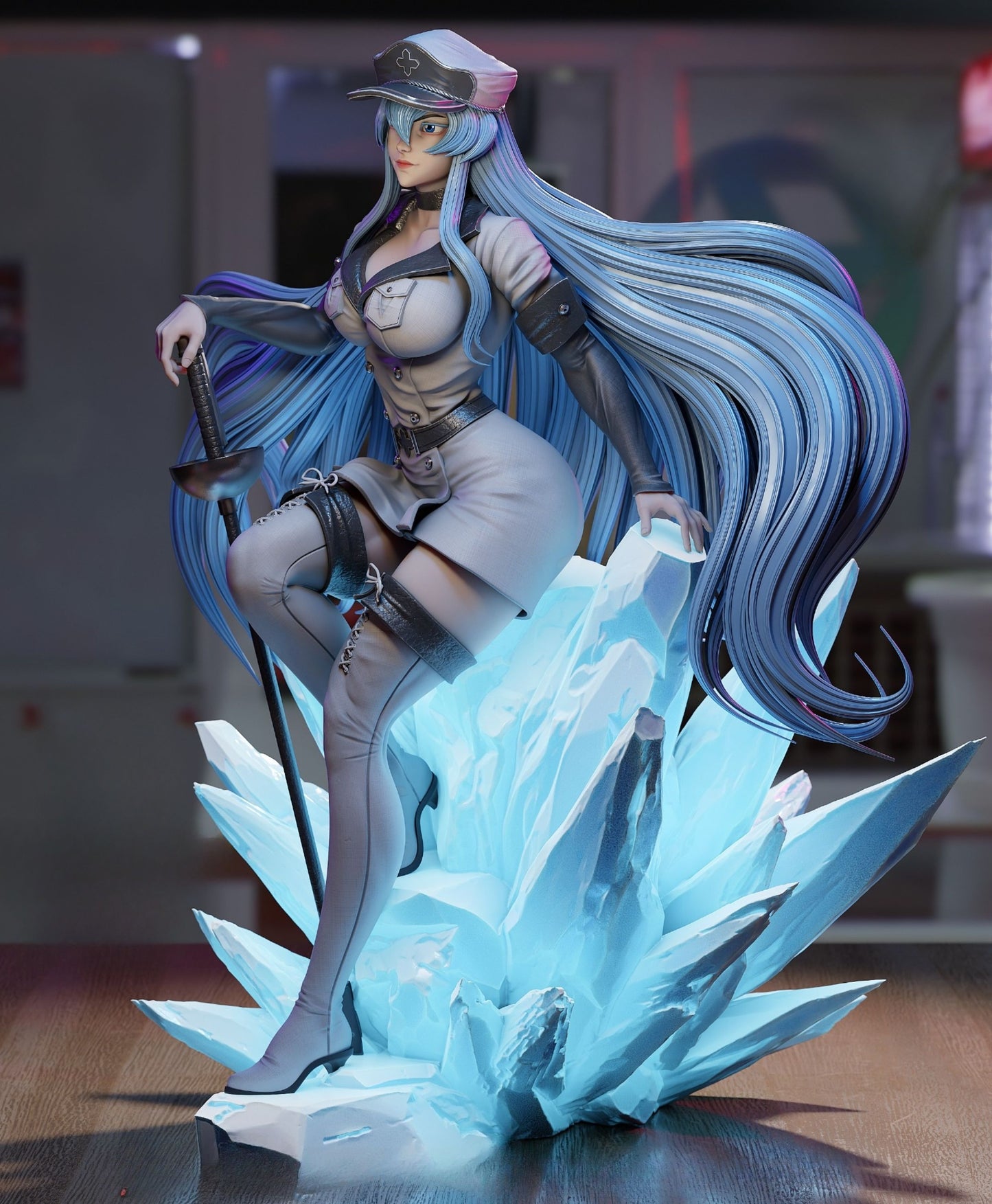 3865 Esdeath NSFW - Akame Ga Kill! - STL 3D Print Files