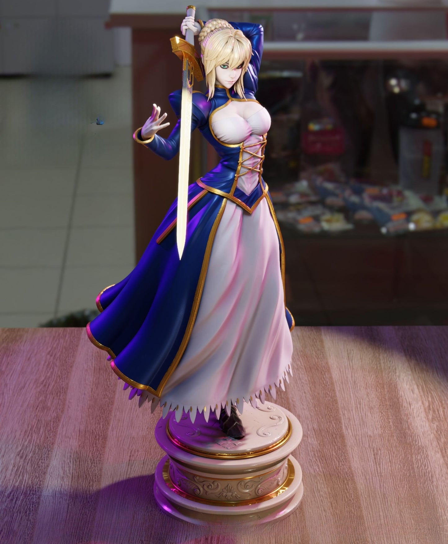 4212 Saber NSFW - Fate/Stay Night - STL 3D Print Files