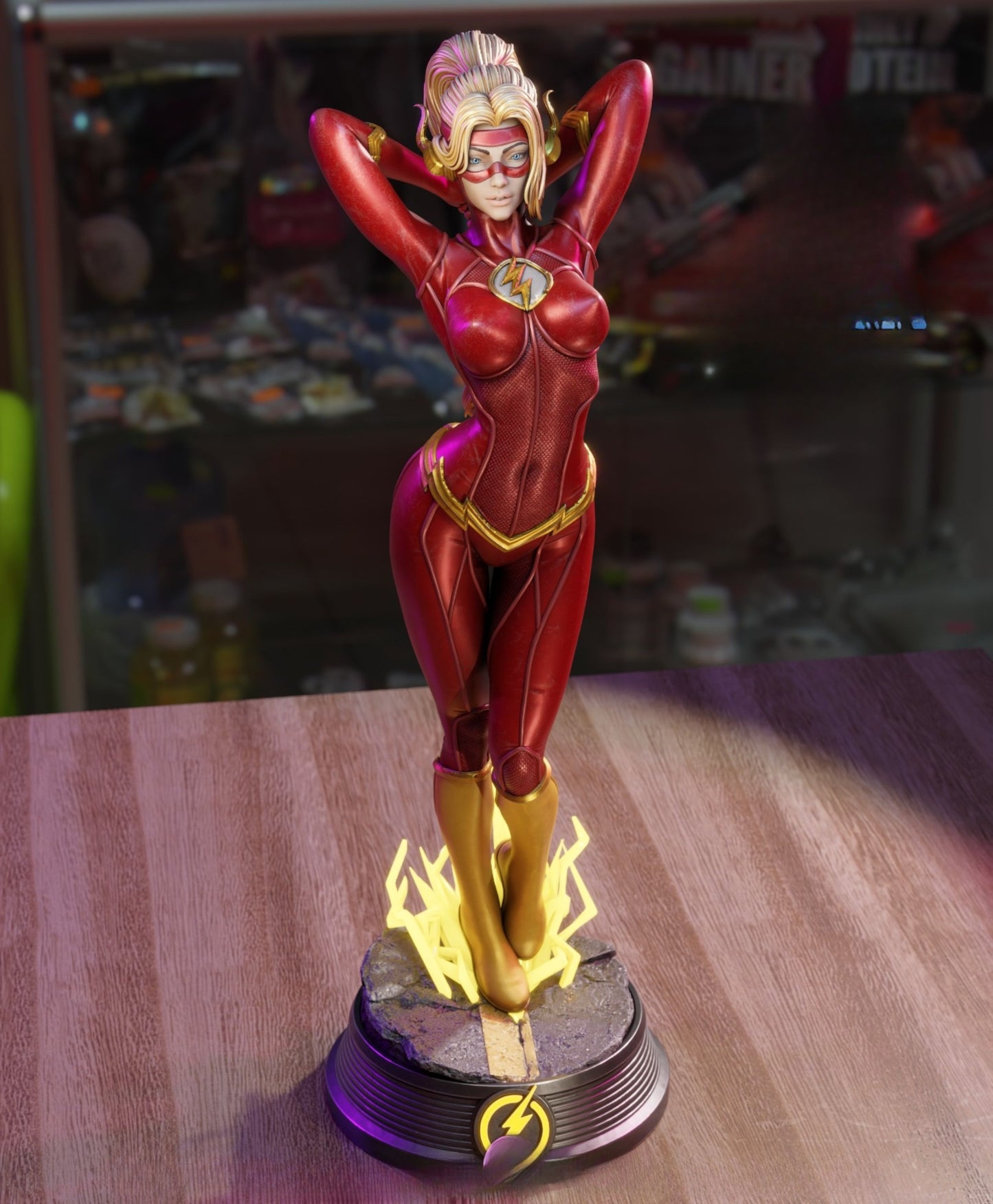 4215 Lady Flash NSFW - DC COMICS - STL 3D Print Files