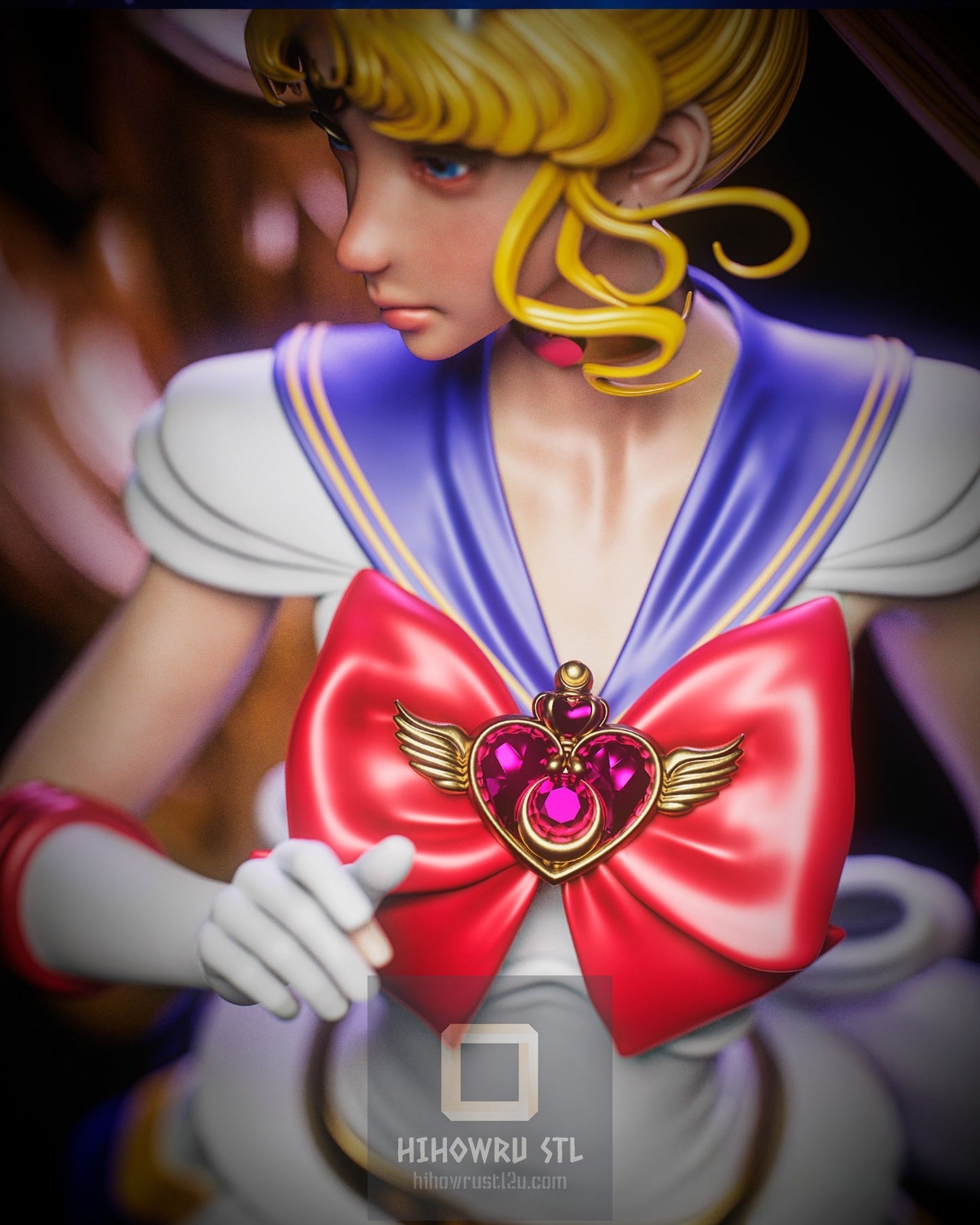 4284 Sailor Moon - Usagi Tsukino - STL 3D Print Files