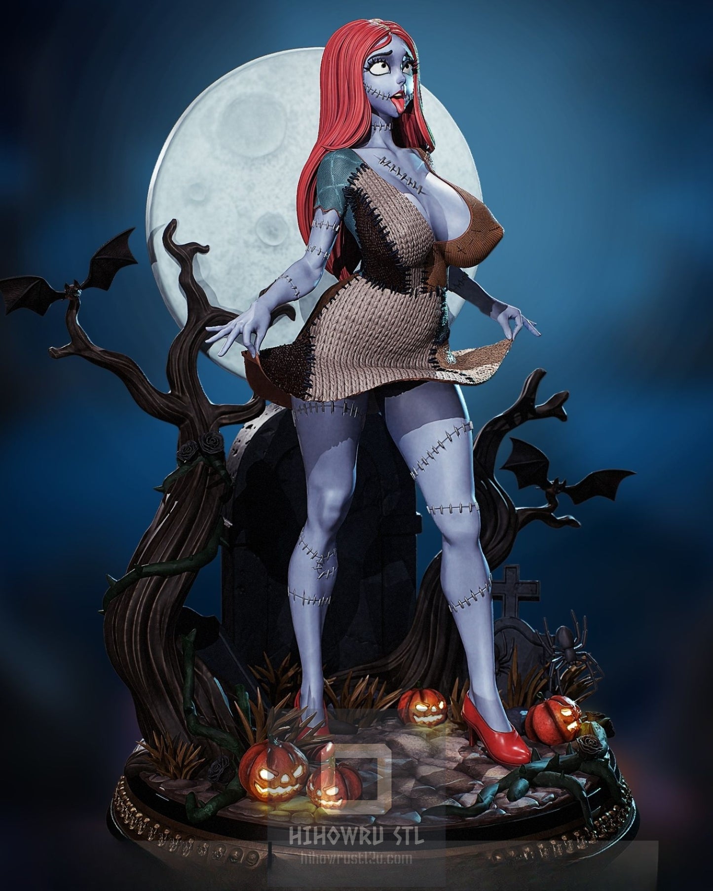 4374 Sally NSFW - The Nightmare Before Christmas - STL 3D Print Files