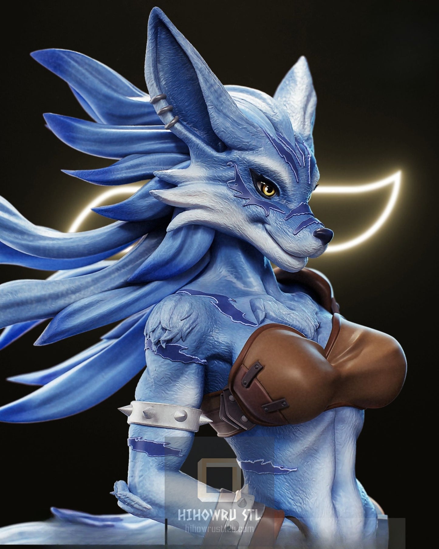 4392 Were Garurumon NSFW - Digimon - STL 3D Print Files