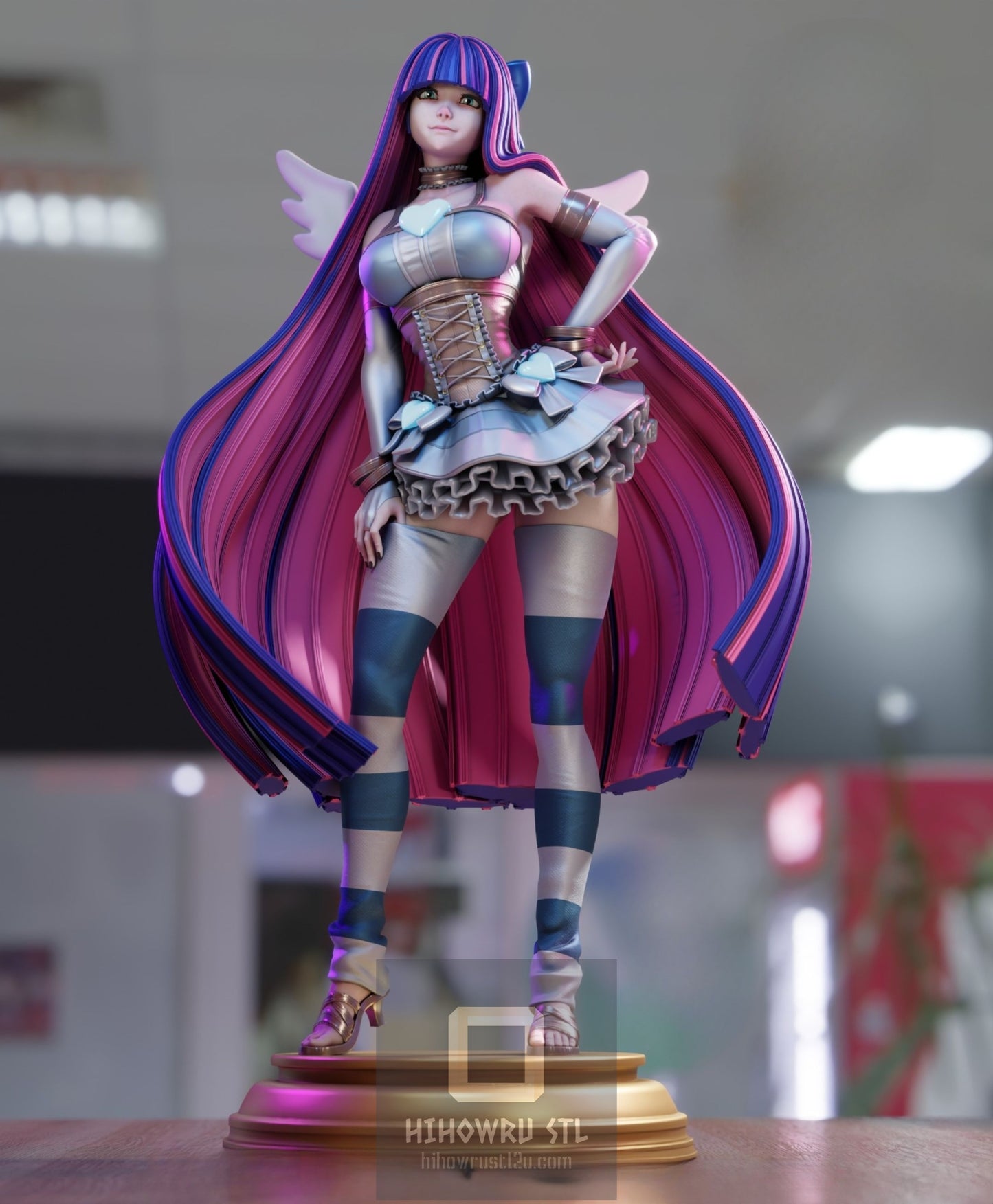4402 Stocking NSFW - Panty & Stocking with Garterbelt - STL 3D Print Files