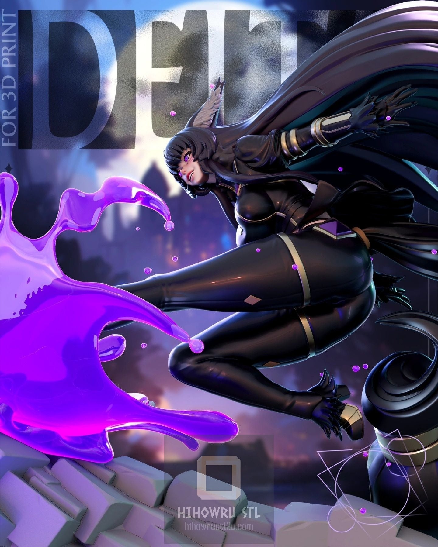 4413 Delta - The Eminence in Shadow - STL 3D Print Files