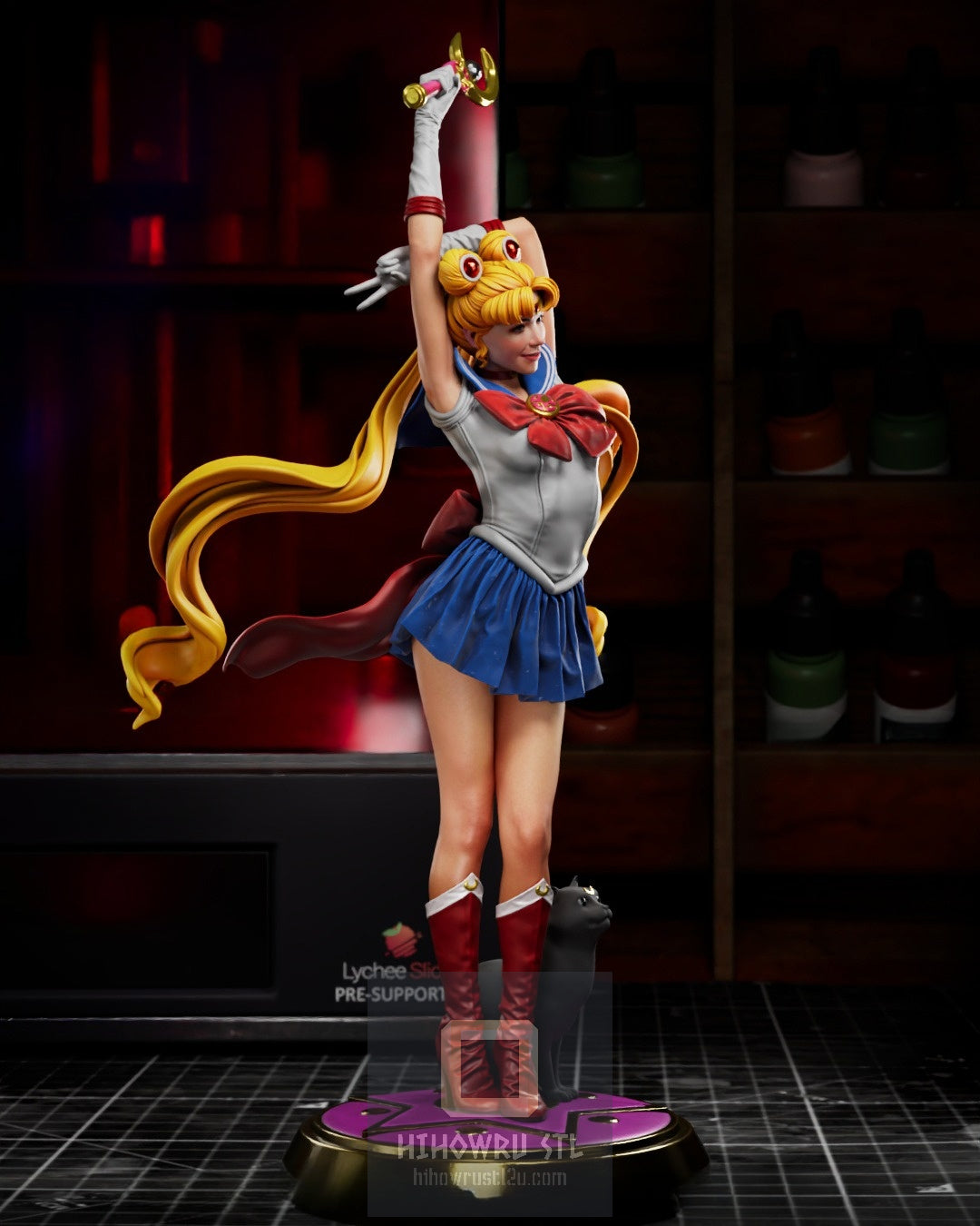 4460 Sailor Moon - Usagi Tsukino - STL 3D Print Files
