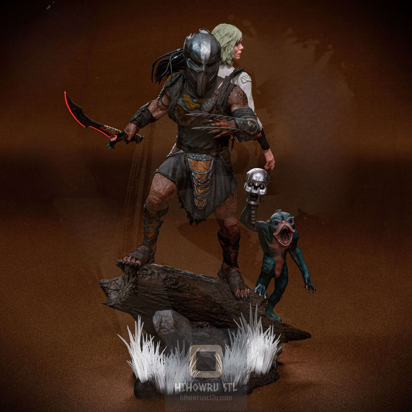 4483 Predator: Badlands Diorama - STL 3D Print Files