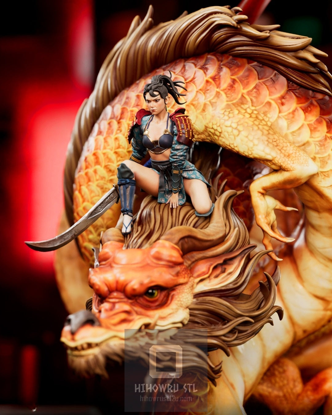 4487 Dragon Rider - STL 3D Print Files