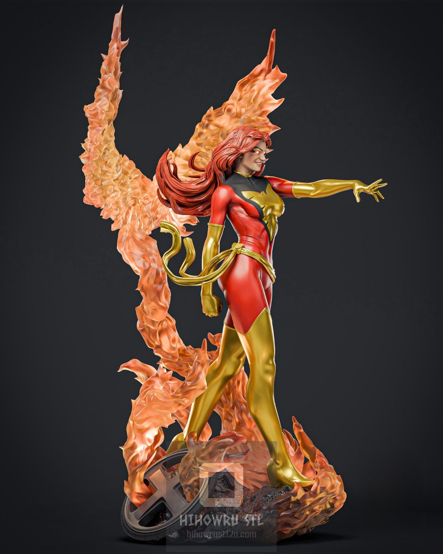 4815 Jean Grey - X-MEN - STL 3D Print Files